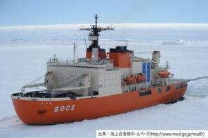 南極観測船・砕氷船しらせ