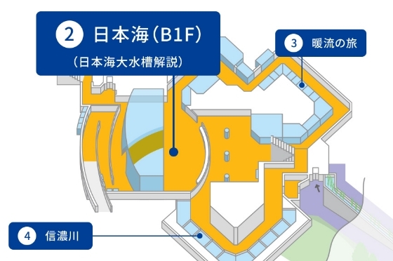 館内地下1階マップ