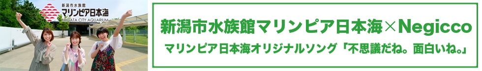 マリンピア日本海とNegiccoのオリジナルソング「不思議だね。面白いね」