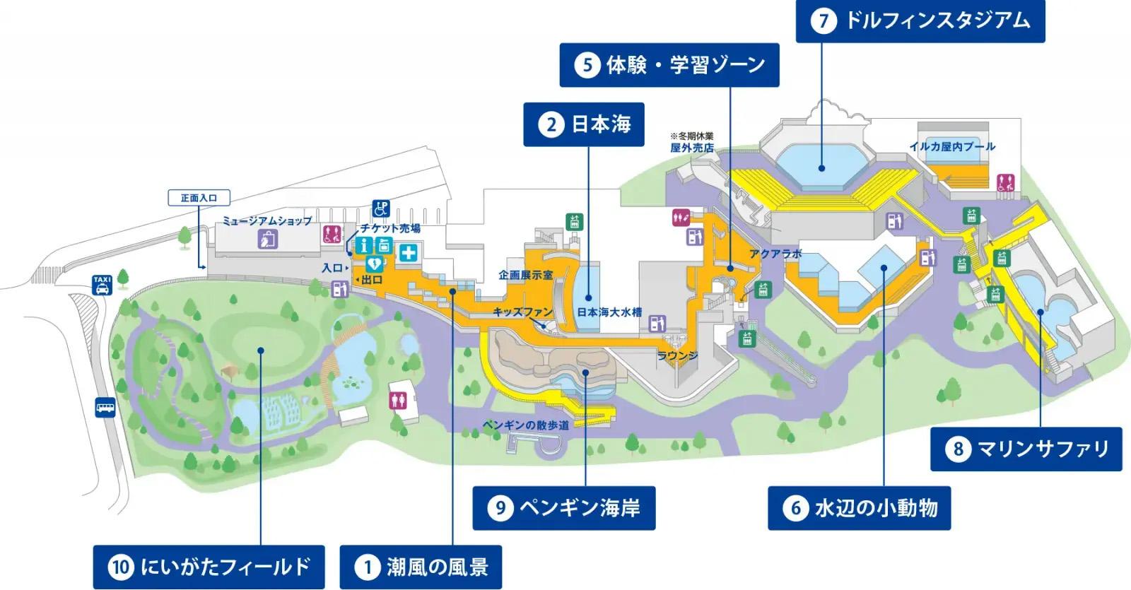 館内マップ（1F）